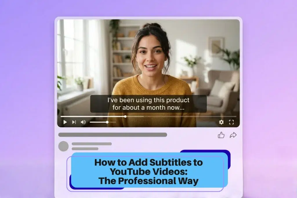 add subtitles to youtube video