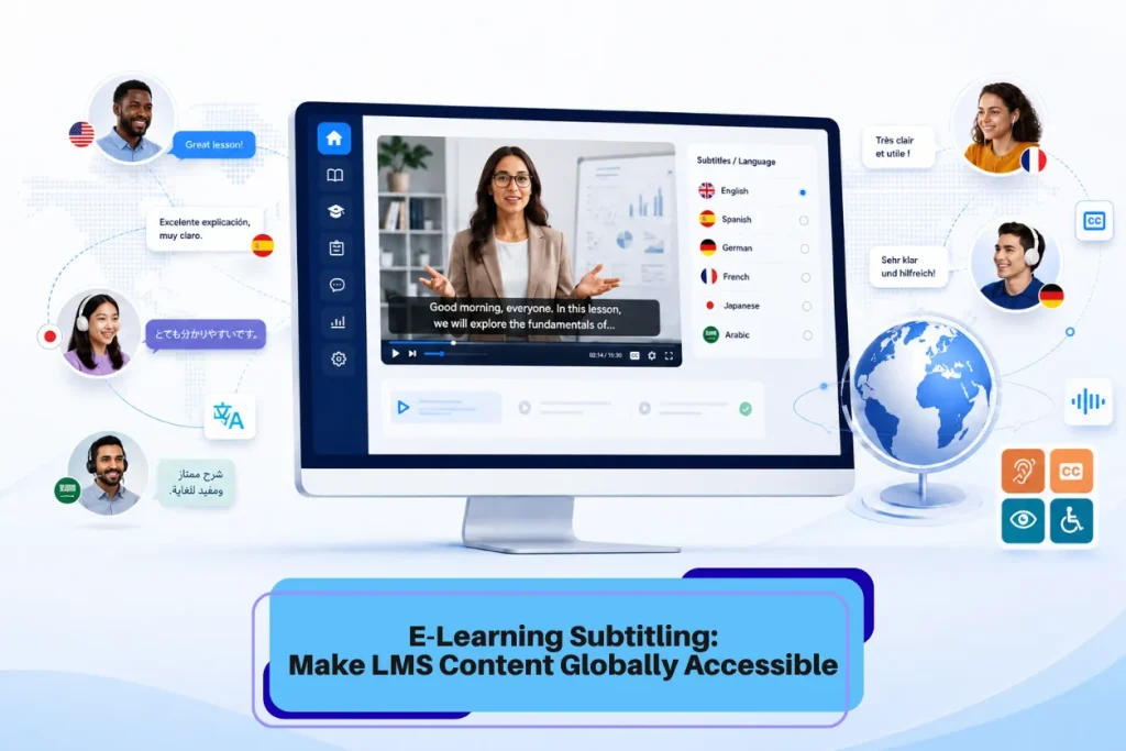 e-learning subtitling
