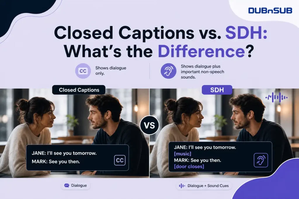 closed captions